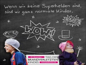 7. Dezember  “Tag des brandverletzten Kindes“