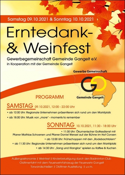 Erntedank- und Weinfest in Gangelt