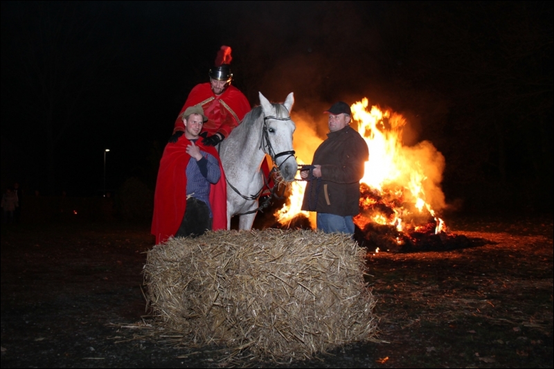 Sankt Martinsfeier im Ort Gangelt